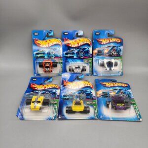 Hot Wheels Lot of 6 Cars 2004 First Editions Fatbax New Sealed Blue Cards